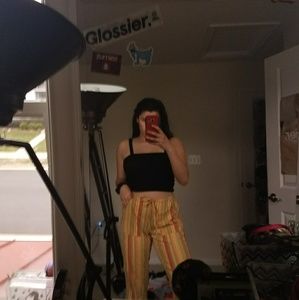 Vintage Cotton Drawstring Pants